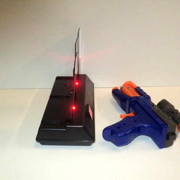 Electric Shooting Target for Toy Blaster 9.5 x 4 x 6 " w/ Dart Zone XLS Nerf Gun - Picture 5 of 6